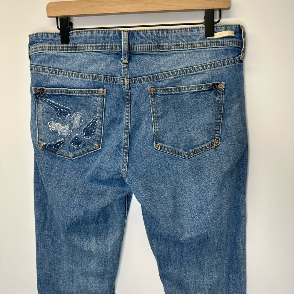 Pilcro Light Blue Straight Leg Jeans - Picture 7 of 14